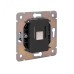 Розетка STRONG компьютерная RJ45 кат6 скрытой установки механизм жемчуг