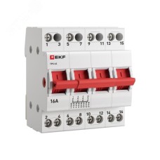 Переключатель трехпозиционный ТПС-63 4P 16А PROxima