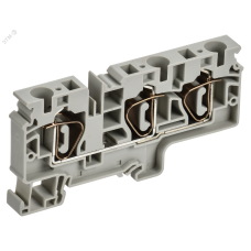 ARMAFIX Клемма пружинная CX10-3 10мм2 трехконтактная серая IEK