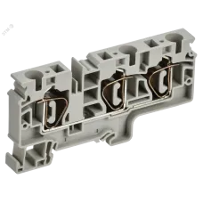 ARMAFIX Клемма пружинная CX10-3 10мм2 трехконтактная серая IEK