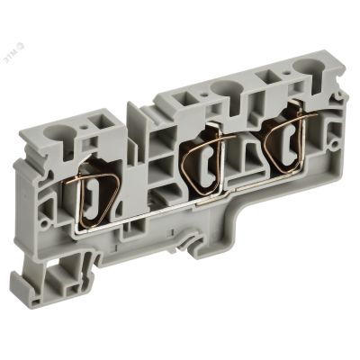 ARMAFIX Клемма пружинная CX10-3 10мм2 трехконтактная серая IEK