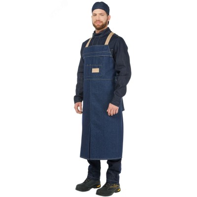 Фартук сварщика Воркшоп, цв. синий деним, р. универсальный