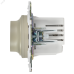 SKANDY Светорегулятор поворотный 600Вт SK-D01B бежевый IEK