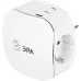Разветвитель электрический 16А 3 розетки + 3 USB A+C с заземлением со шторками белый SP-3e-3USBAC-W