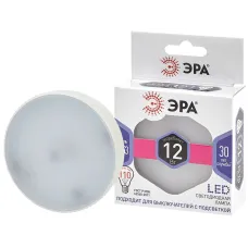 Лампочка светодиодная ЭРА STD LED GX-12W-860-GX53 GX53 12Вт таблетка холодный дневной свет