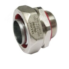 Взрывозащищенная Ex e муфта металлорукав-коробка. DN26 мм. M32х1,5.Нержавеющая сталь AISI 316L. IP66/67