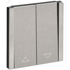 FORTE&PIANO Выключатель жалюзи 10А FP711M металл никель IEK