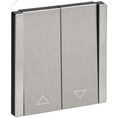 FORTE&PIANO Выключатель жалюзи 10А FP711M металл никель IEK