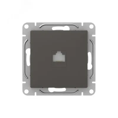 Механизм розетки RJ45 (cat6), мокко Эпика EKF