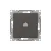 Механизм розетки RJ45 (cat6), мокко Эпика EKF