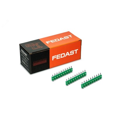 Гвозди 3.0x25 мм усиленные для монтажного пистолета (1000 шт/уп) без газового баллона