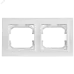 BRITE Рамка 2-местная IP44 РУ-2-БрАБ-44 арктический белый IEK