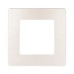 Рамка для розеток и выключателей ЭРА Серия 12 12-5101-15 на 1 пост, Сатин, перламутр
