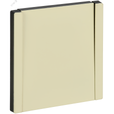 FORTE&PIANO Выключатель 1-клавишный проходной 10А FP803M металл слоновая кость IEK