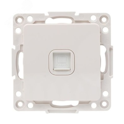 Стокгольм Механизм Розетки RJ-45 1-местной белый