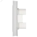BRITE Рамка 1-местная IP44 РУ-1-БрАБ-44 арктический белый IEK