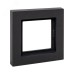 Эпика Рамка 1-местная IP44 черный пластик EKF