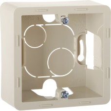 Коробка для накладного монтажа 1-местная слоновая кость INSPIRIA