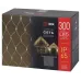 Гирлянда ЭРА ERAPS-SKW1 светодиодная новогодняя сеть 3x2 м тёплый белый свет 300 LED белый каучук