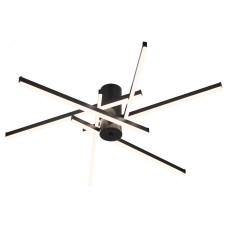 Светильник светодиодный потолочный ДПБ-90Вт 3000-6000К чёрный с пультом Rivoli Violet 6180-201