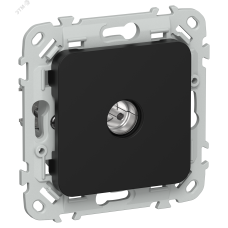 FLITE Розетка TV экранированная оконечная тип M РТВм-1-1-1-ФлЧ черный IEK