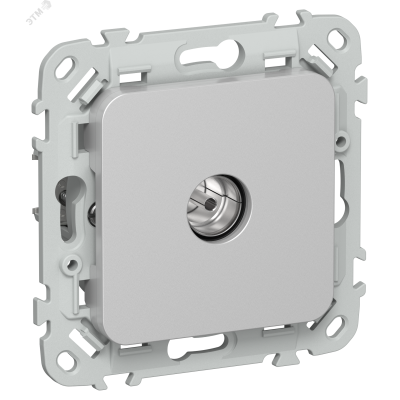 FLITE Розетка TV экранированная оконечная тип M РТВм-1-1-1-ФлА алюминий IEK