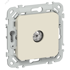 FLITE Розетка TV экранированная оконечная тип M РТВм-1-1-1-ФлСл сливочный IEK