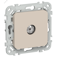 FLITE Розетка TV экранированная оконечная тип M РТВм-1-1-1-ФлЛ льняной IEK