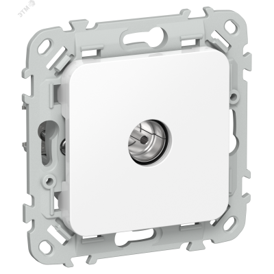 FLITE Розетка TV экранированная проходная тип M РТВм-1-1-2-ФлБ белый IEK