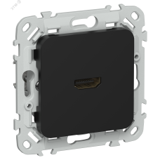 FLITE Розетка HDMI РШДМА-ФлЧ черный IEK