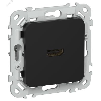 FLITE Розетка HDMI РШДМА-ФлЧ черный IEK