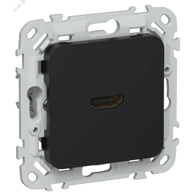 FLITE Розетка HDMI РШДМА-ФлЧ черный IEK