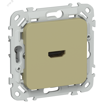 FLITE Розетка HDMI РШДМА-ФлО оливковый IEK