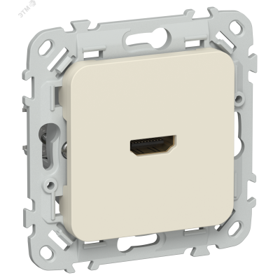 FLITE Розетка HDMI РШДМА-ФлСл сливочный IEK