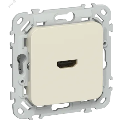 FLITE Розетка HDMI РШДМА-ФлСл сливочный IEK