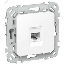 FLITE Розетка компьютерная RJ45 категория 6 UTP РК6-1-0-ФлБ белый IEK
