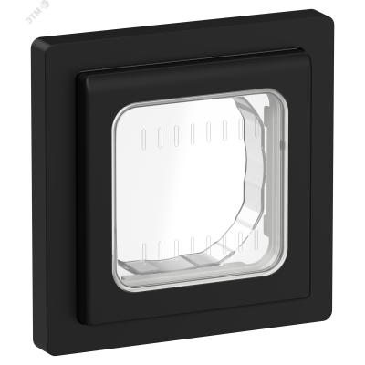 FLITE Рамка 1-местная IP55 Рпро-1-55-ФлЧ черный IEK