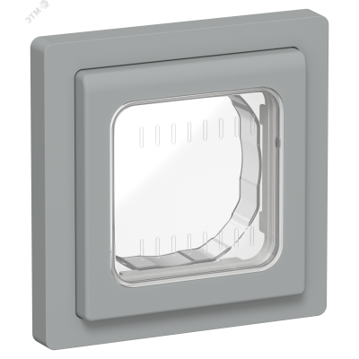 FLITE Рамка 1-местная IP55 Рпро-1-55-ФлС серый IEK