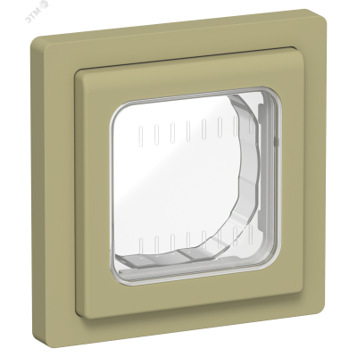 FLITE Рамка 1-местная IP55 Рпро-1-55-ФлО оливковый IEK
