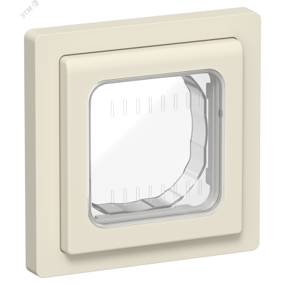 FLITE Рамка 1-местная IP55 Рпро-1-55-ФлСл сливочный IEK