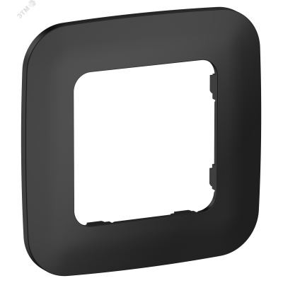 FLITE ARTISTIC Рамка 1-местная РУ-1-А-ФлЧ черный IEK