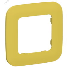 FLITE ARTISTIC Рамка 1-местная РУ-1-А-ФлЖК желтый карри IEK