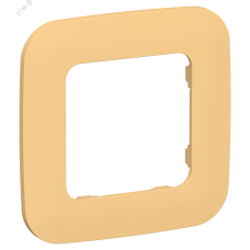 FLITE ARTISTIC Рамка 1-местная РУ-1-А-ФлЗ золотарник IEK