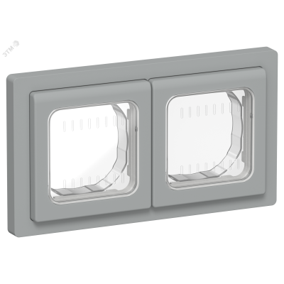 FLITE Рамка 2-местная IP55 Рпро-2-55-ФлС серый IEK