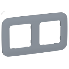 FLITE ARTISTIC Рамка 2-местная РУ-2-А-ФлМ маренго IEK