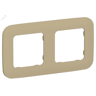 FLITE ARTISTIC Рамка 2-местная РУ-2-А-ФлХ хаки IEK