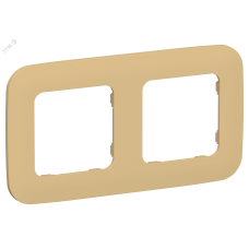 FLITE ARTISTIC Рамка 2-местная РУ-2-А-ФлШм шамуа IEK