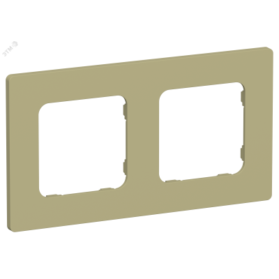 FLITE CLASSIC Рамка 2-местная РУ-2-К-ФлО оливковый IEK