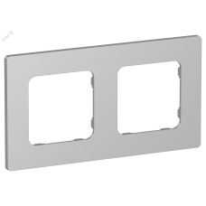 FLITE CLASSIC Рамка 2-местная РУ-2-К-ФлА алюминий IEK