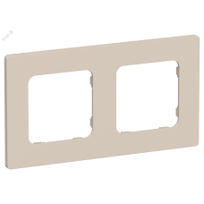 FLITE CLASSIC Рамка 2-местная РУ-2-К-ФлЛ льняной IEK